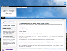Tablet Screenshot of lowervillagegarage.co.uk